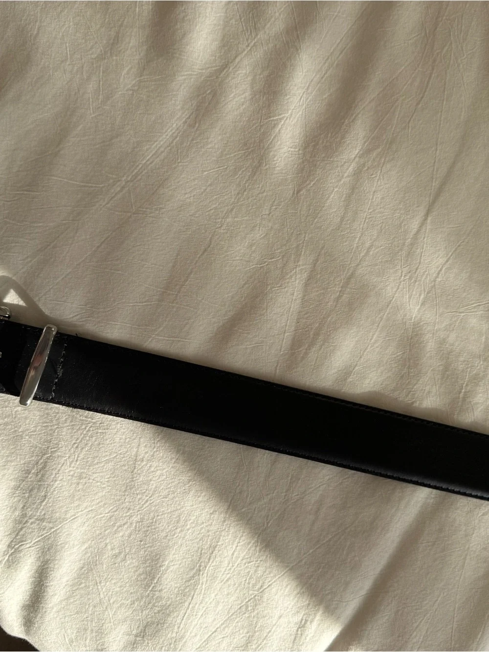 Aritzia Black Leather Belt